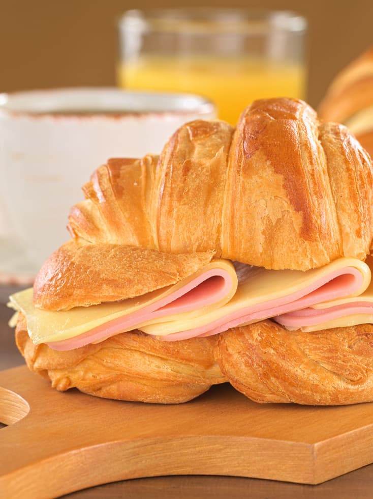 COOKED HAM AND CHEESE CROISSANT