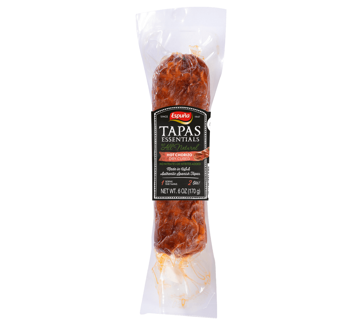 Hot chorizo 6 oz. all natural